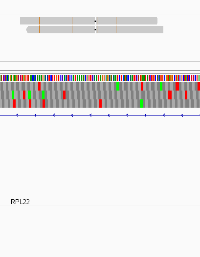 Read assigned to gene as expected with nonOverlap = 5